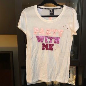 NWT Victoria’s Secret PINK Party With Me tee L